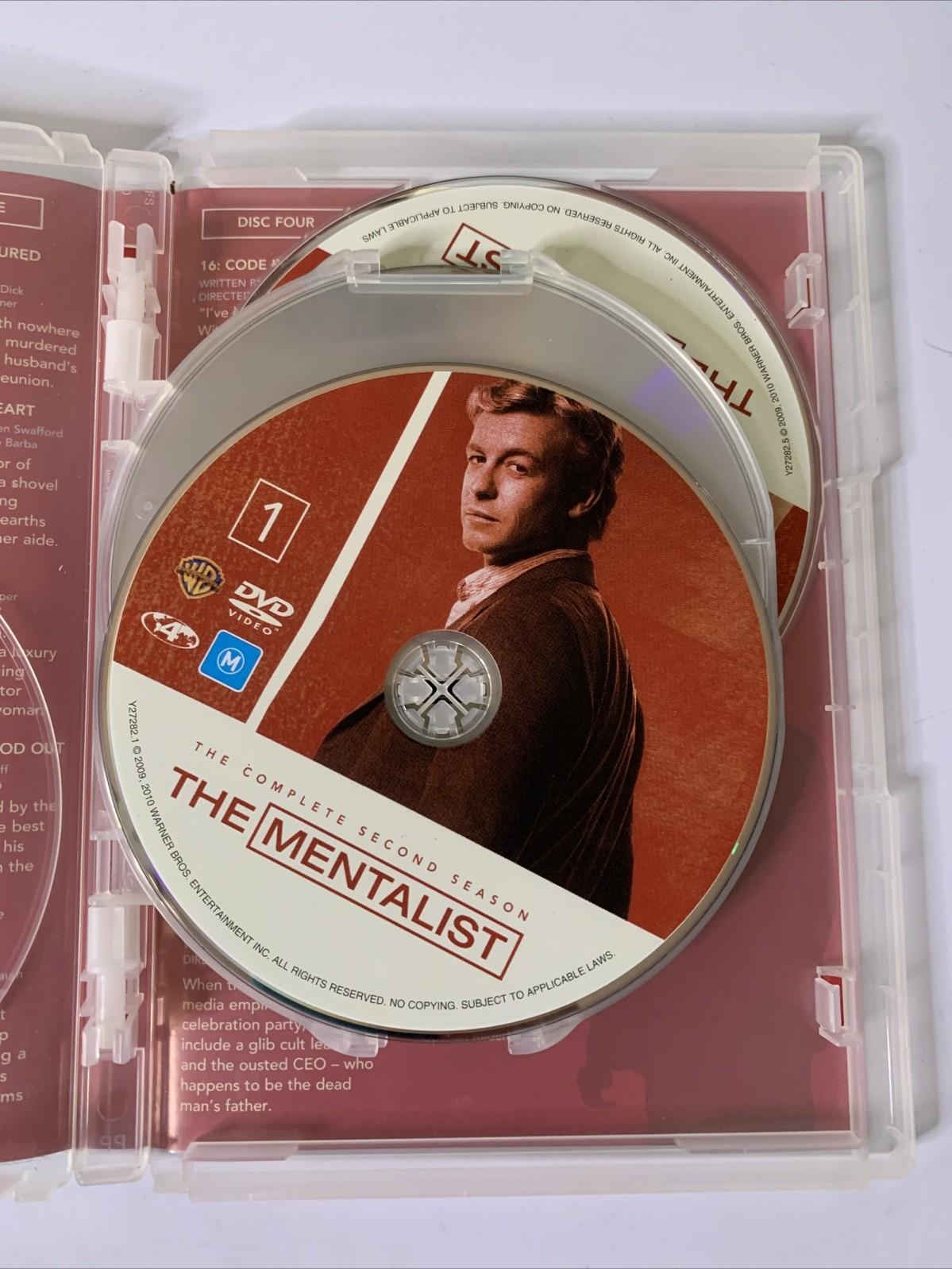 The Mentalist : Season 2 (DVD, 2009, 5-Discs) Region 4