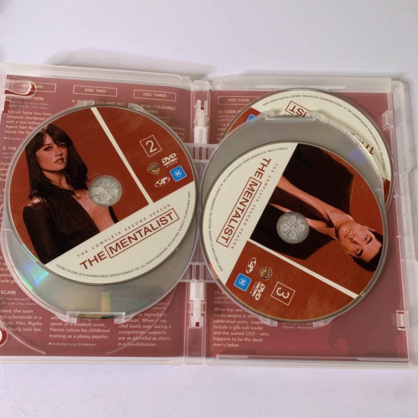 The Mentalist : Season 2 (DVD, 2009, 5-Discs) Region 4