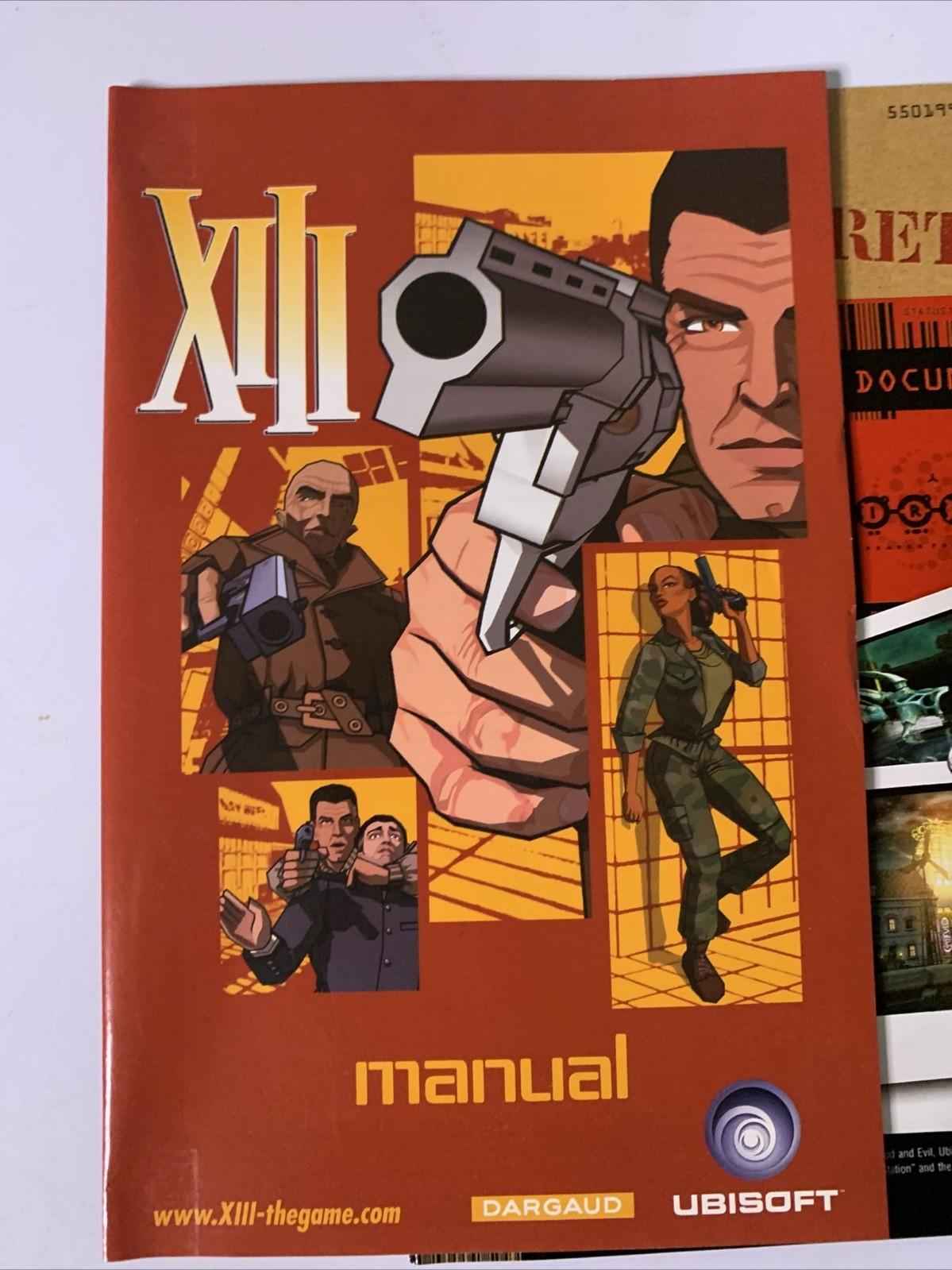 XIII PS2 Sony PlayStation 2 PAL Shooter 2003 Game Complete