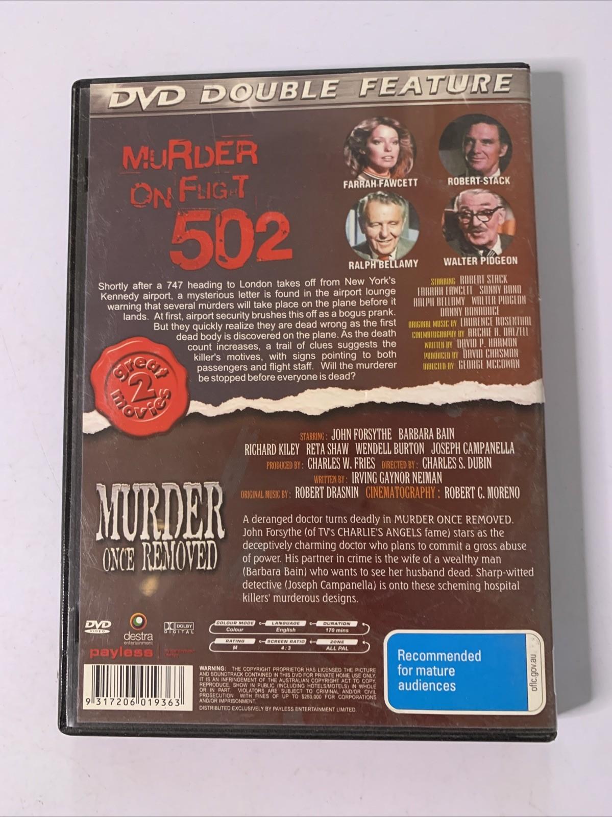 Murder On Flight 502 / Murder Once Removed (DVD) Farrah Fawcett All Regions
