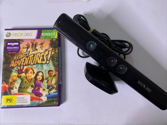 Kinect Adventures PAL Game + Microsoft XBOX 360 Kinect Motion Sensor Camera