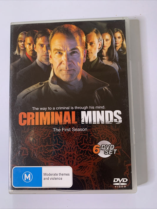 Criminal Minds : Season 1 (DVD, 2005, 6-Discs)  Region 4