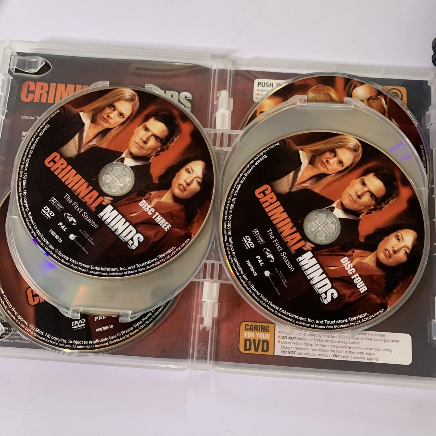 Criminal Minds : Season 1 (DVD, 2005, 6-Discs)  Region 4