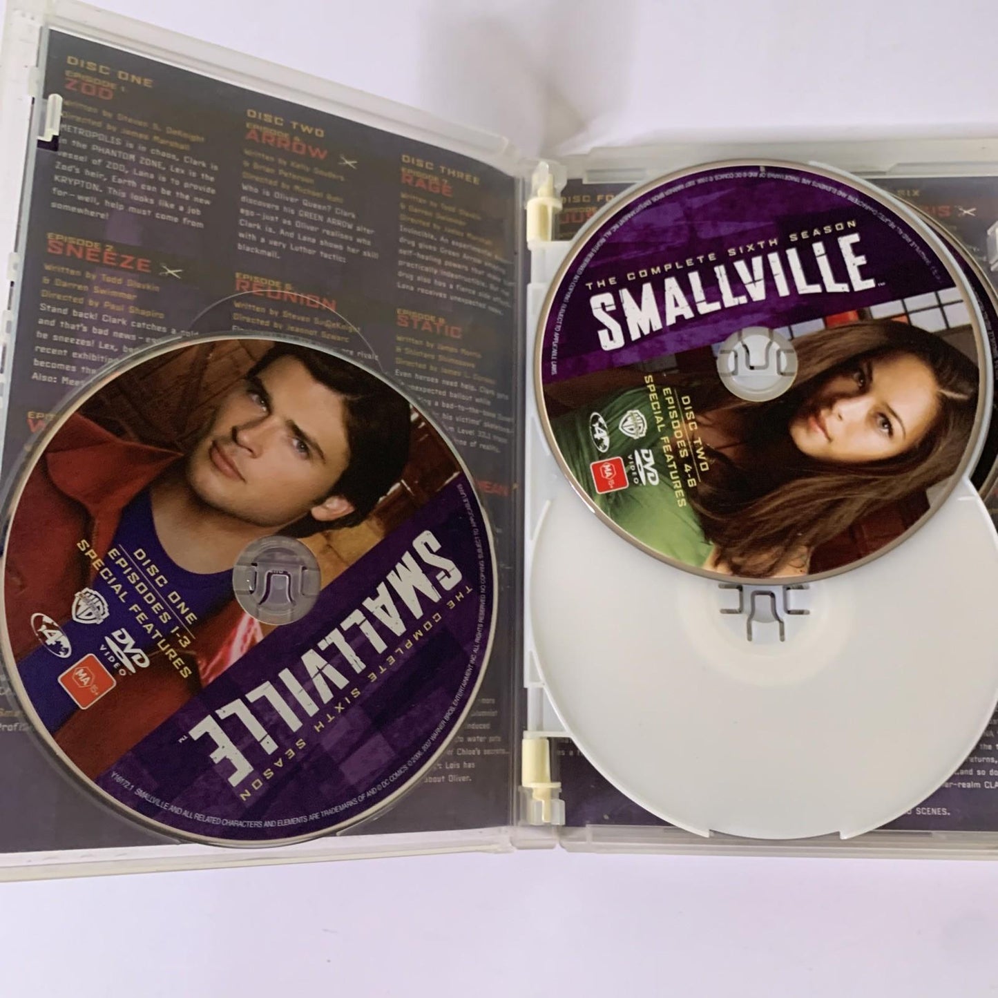 Smallville : Season 6 (DVD, 2006, 6-Discs) Region 4