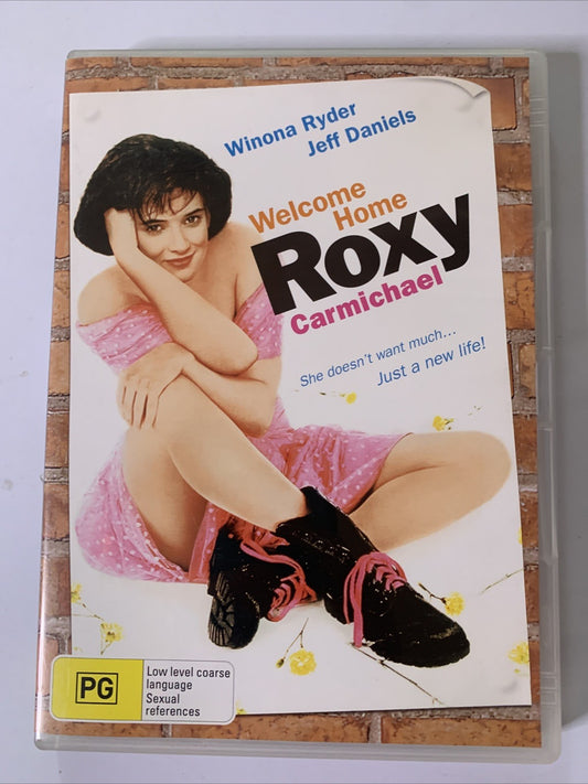 Welcome Home Roxy Carmichael (DVD, 1990) Jeff Daniels, Winona Ryde Region 4 NEW