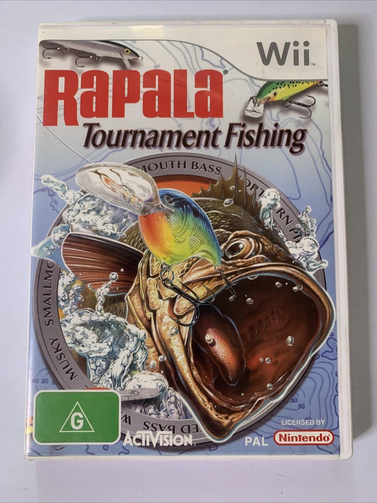 Rapala Tournament Fishing Nintendo Wii PAL 2007 Game Complete