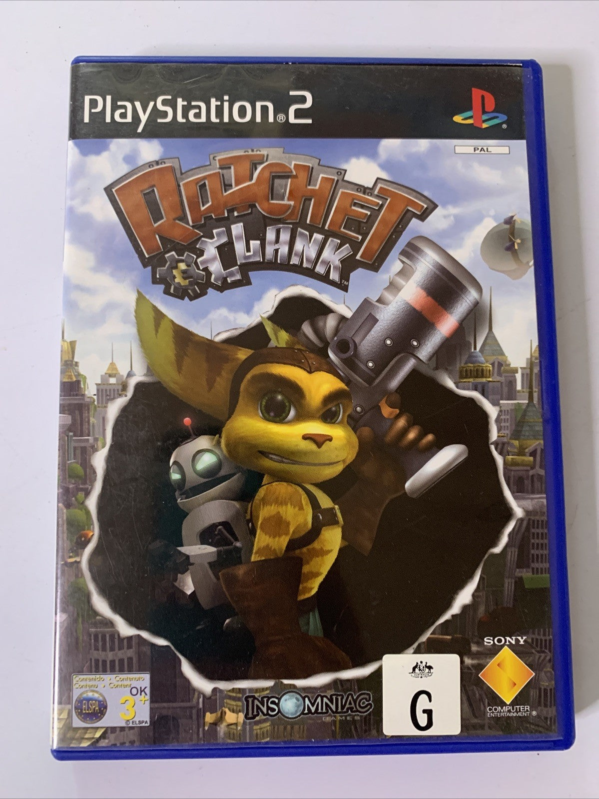 Ratchet & Clank 1 PS2 Sony PlayStation 2 PAL 2002 Game