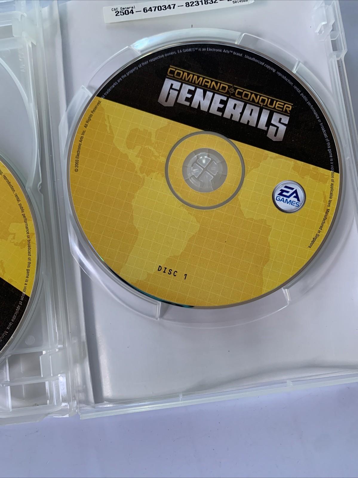 Command & Conquer Generals PC CDROM Strategy Game
