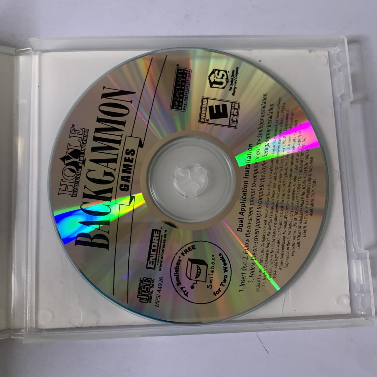 Hoyle Backgammon Games PC CD-ROM Windows Game