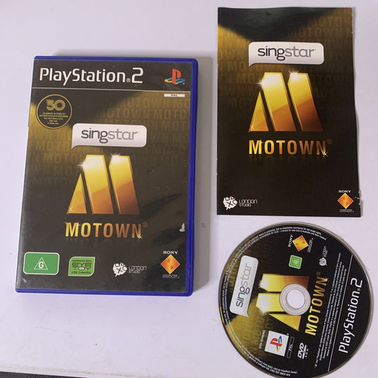Singstar Motown PS2 PlayStation 2 PAL Karaoke Music Game