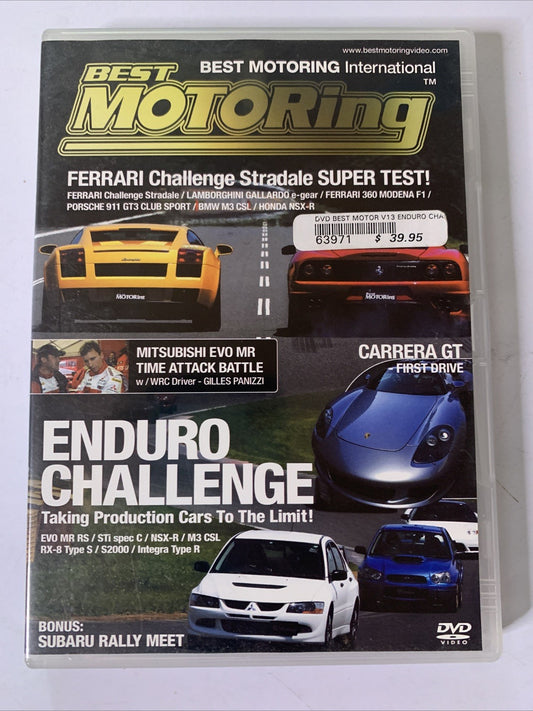 Best Motoring: Taking Production Cars To The Limit Enduro Challenge (DVD)