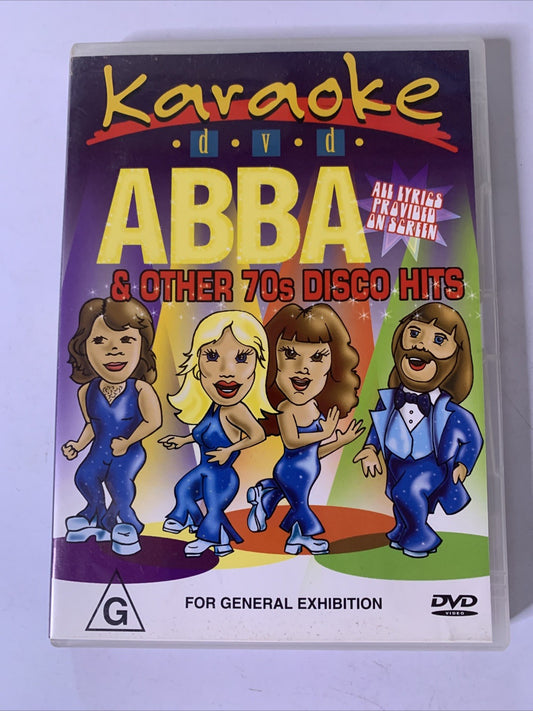 Karaoke ABBA and Other 70's Disco Hits (DVD) All Regions