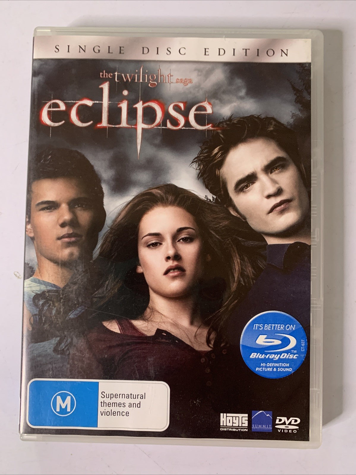The Twilight Saga: Eclipse (DVD, 2010) Kristen Stewart, Robert Pattinson Region4