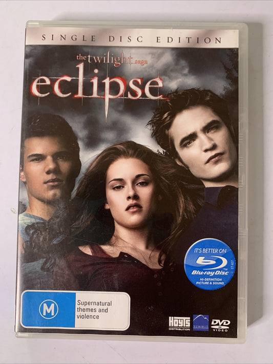 The Twilight Saga: Eclipse (DVD, 2010) Kristen Stewart, Robert Pattinson Region4