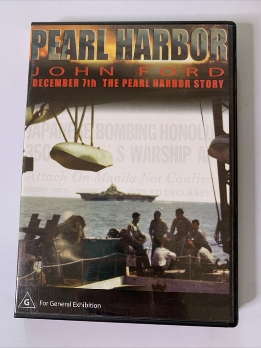 December 7th The Pearl Harbor Story (DVD, 1959) John Ford Film All Regions