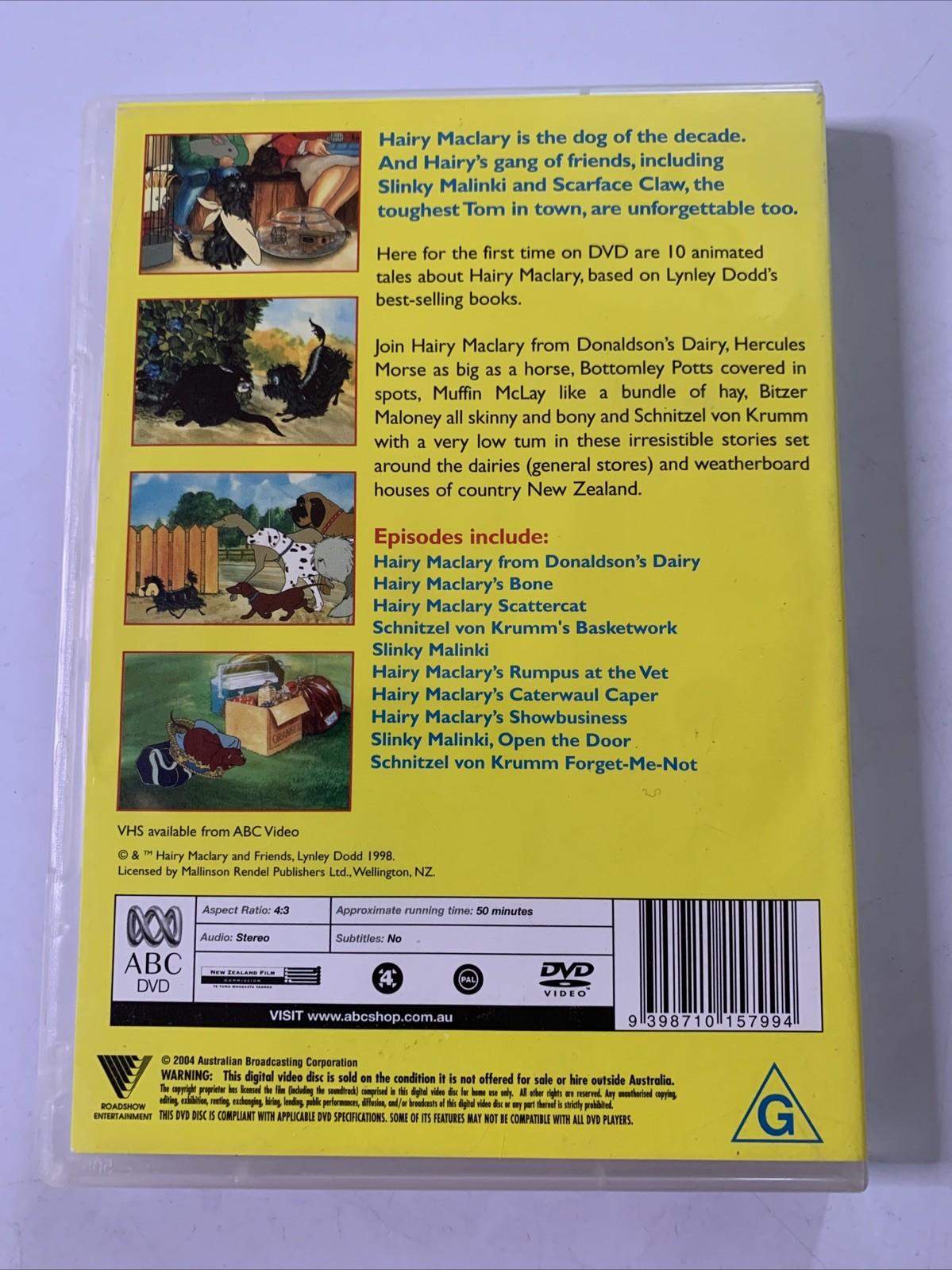 Hairy Maclary (DVD, 1996) Animation ABC Kids  Region 4