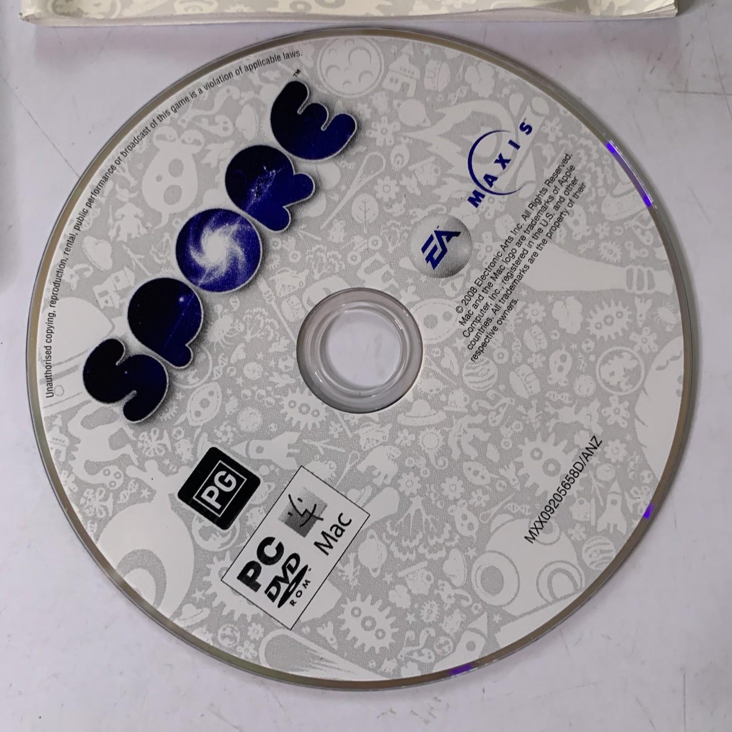 Spore PC DVD Windows Mac Game Complete