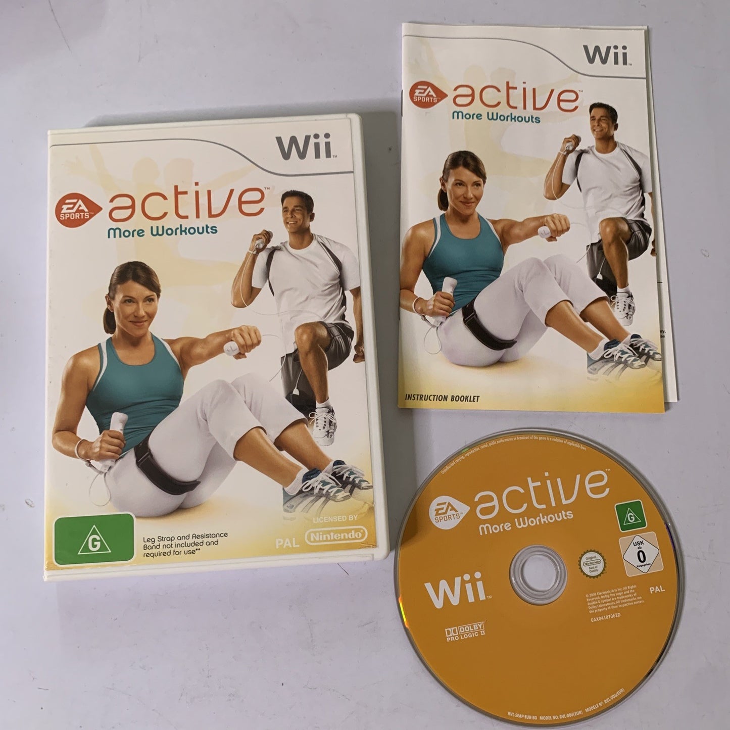 EA Active More Workouts Nintendo Wii PAL Game Complete