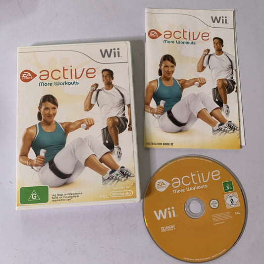EA Active More Workouts Nintendo Wii PAL Game Complete