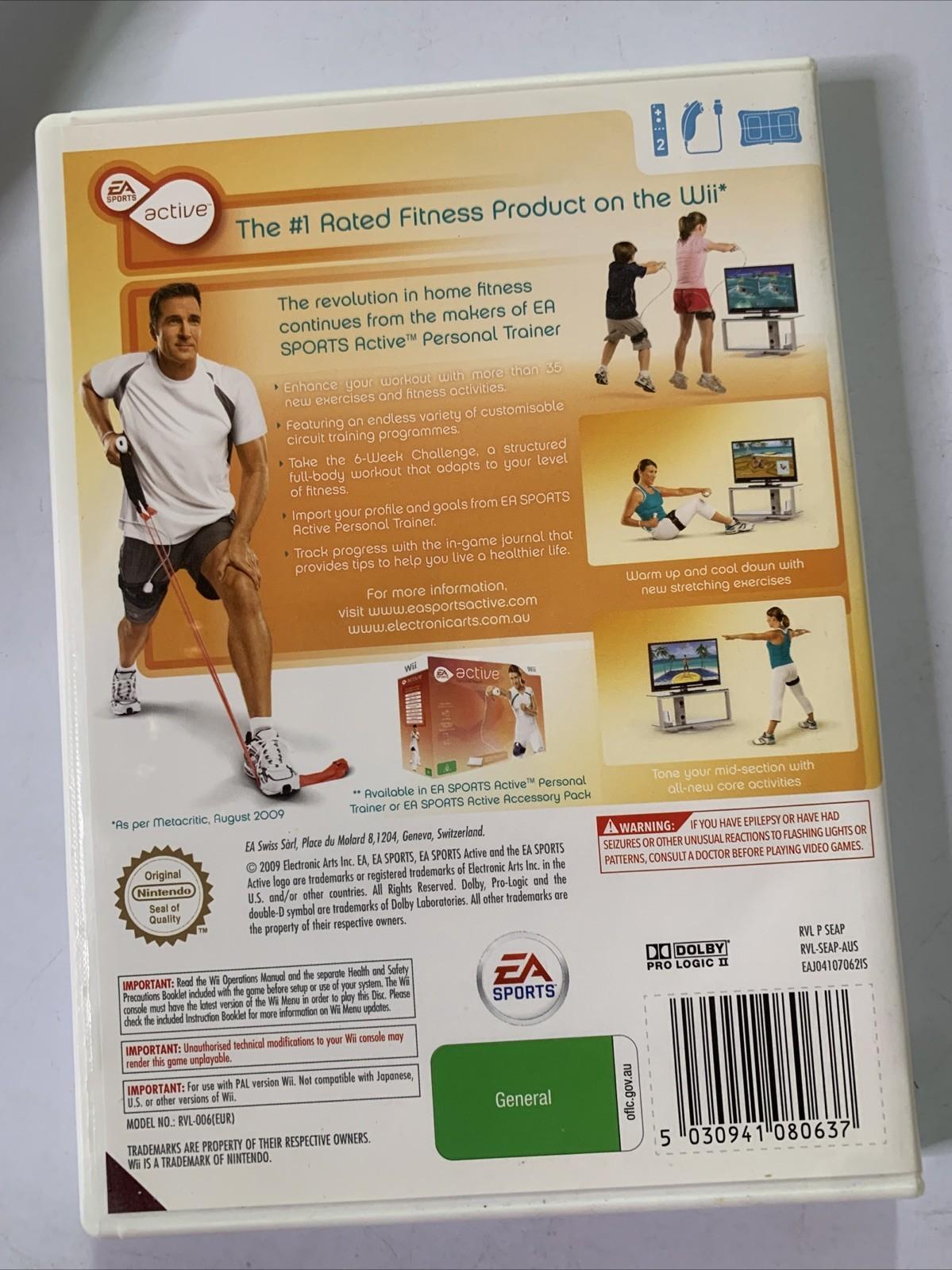 EA Active More Workouts Nintendo Wii PAL Game Complete