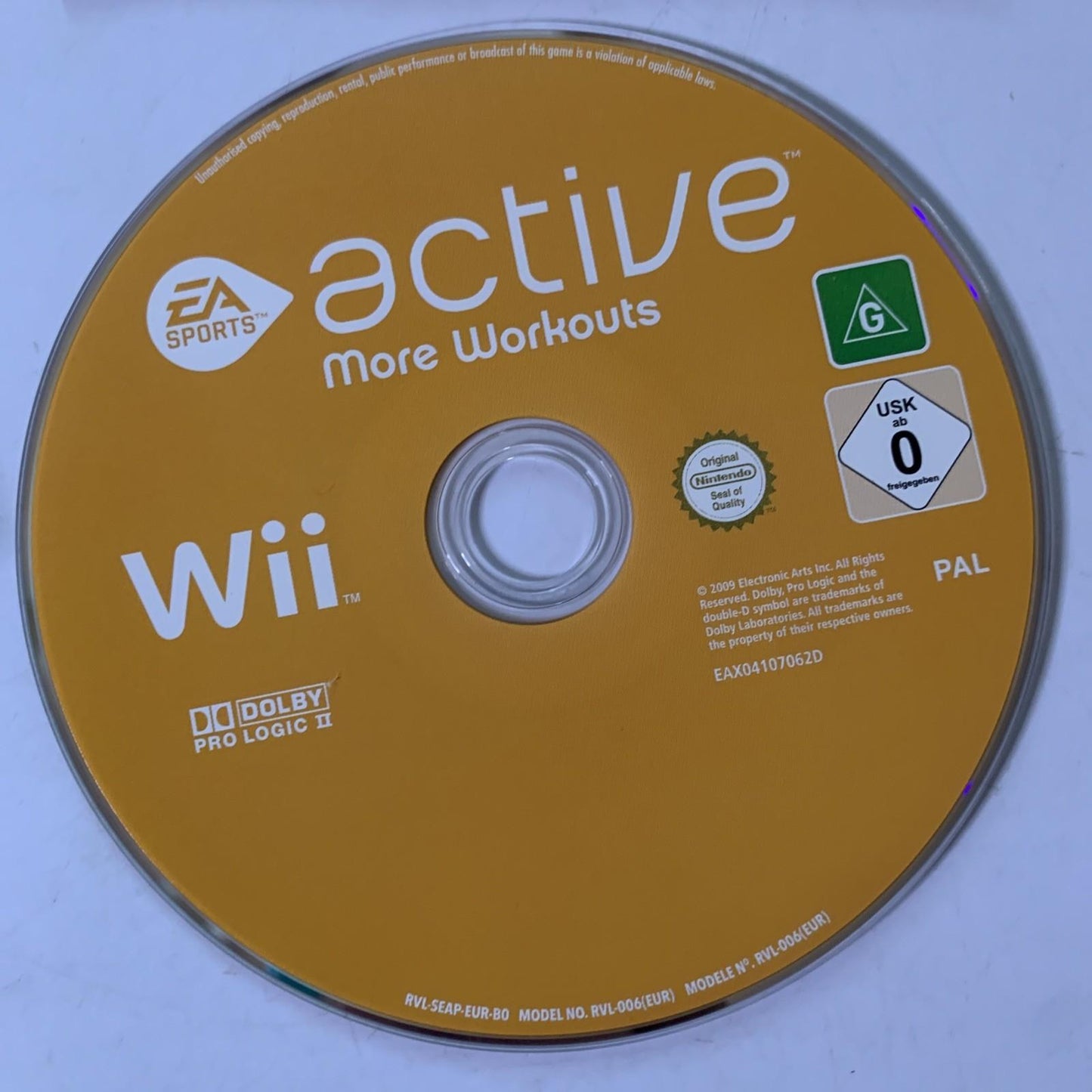 EA Active More Workouts Nintendo Wii PAL Game Complete