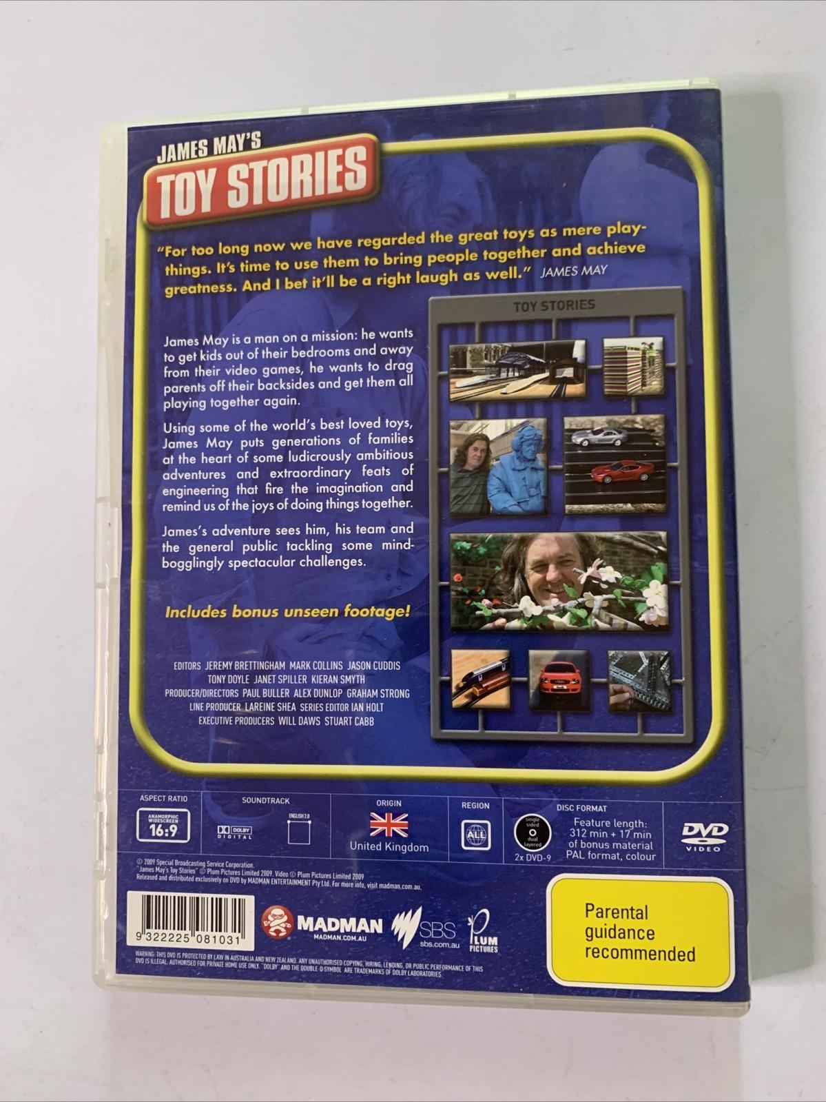 James May's Toy Stories (DVD, 2008, 2-DIscs) All Regions