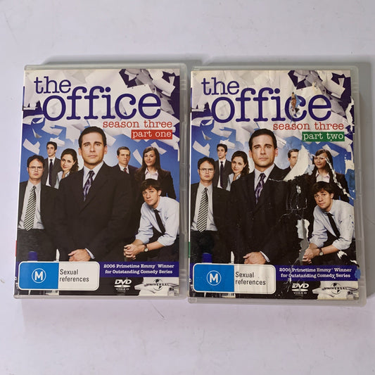 The Office : The Complete Season 3 (DVD, 2006, 4-Discs) Steve Carell Region 4