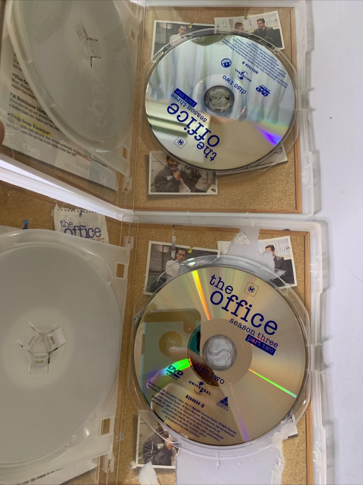 The Office : The Complete Season 3 (DVD, 2006, 4-Discs) Steve Carell Region 4