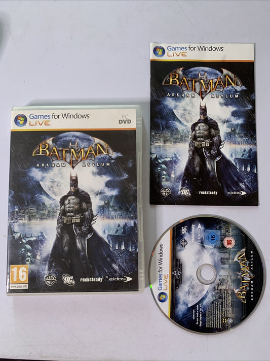 Batman: Arkham Asylum PC DVD Windows Game Complete