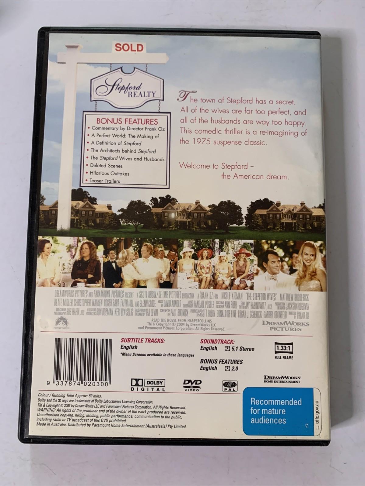 The Stepford Wives (DVD, 2004) Christopher Walken, Nicole Kidman Region 4 &2