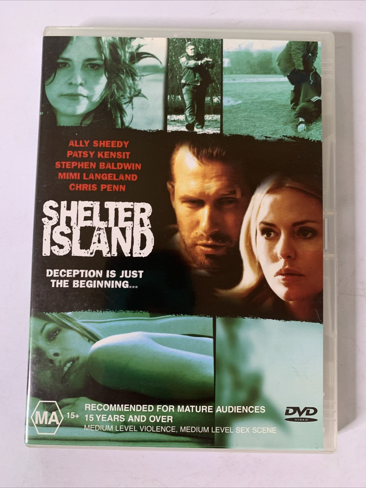 Shelter Island (DVD, 2003) Stephen Baldwin, Patsy Kensit Region 4  NEW