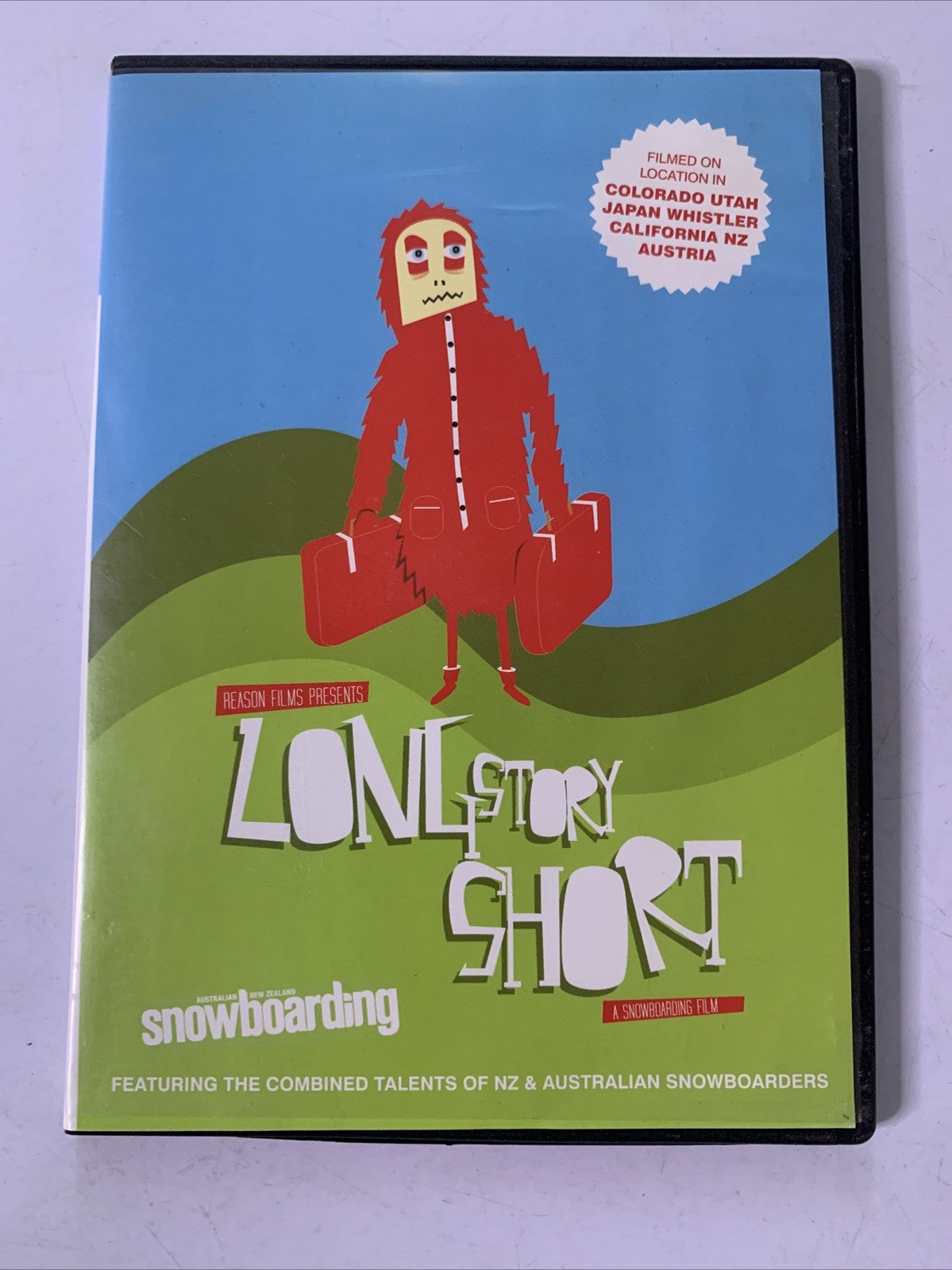 Lone Story Short (DVD, 2007) Australian & NZ Snowboarding Movie All Regions
