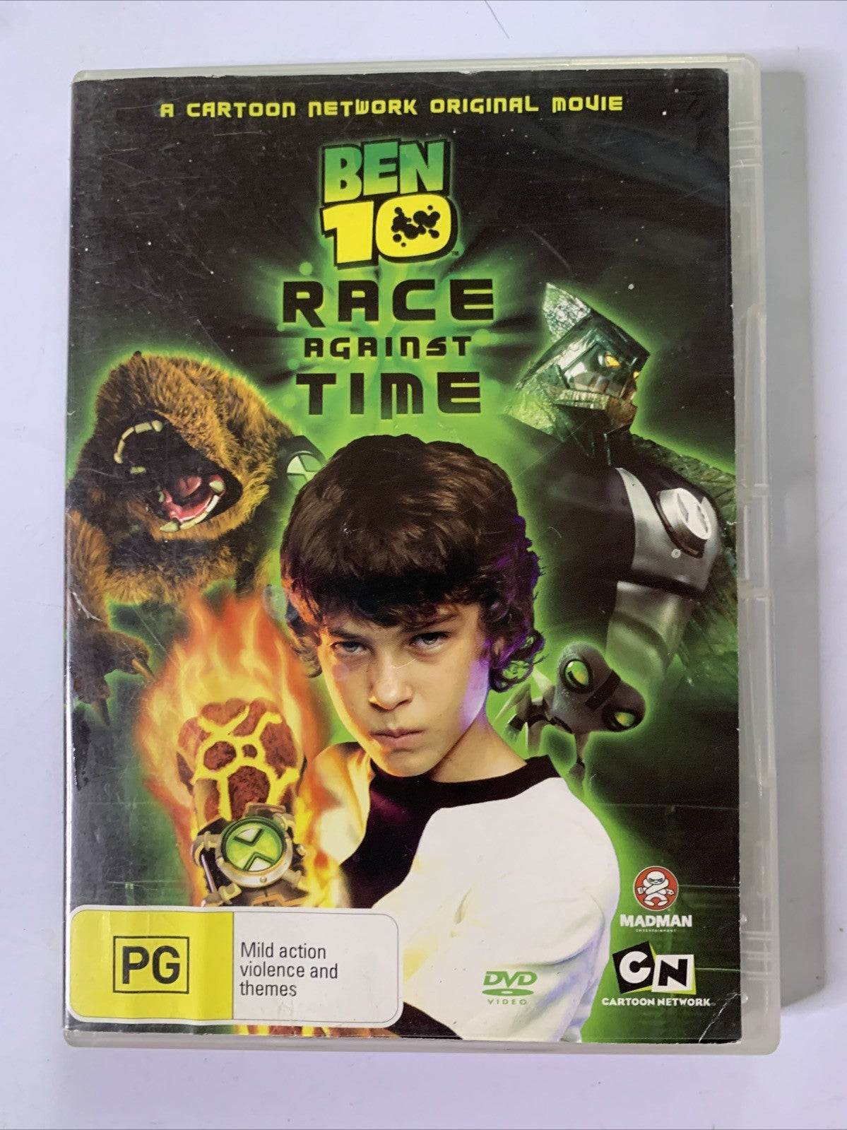 Ben 10 Race Against Time (DVD, 2007) Action Film Region 4