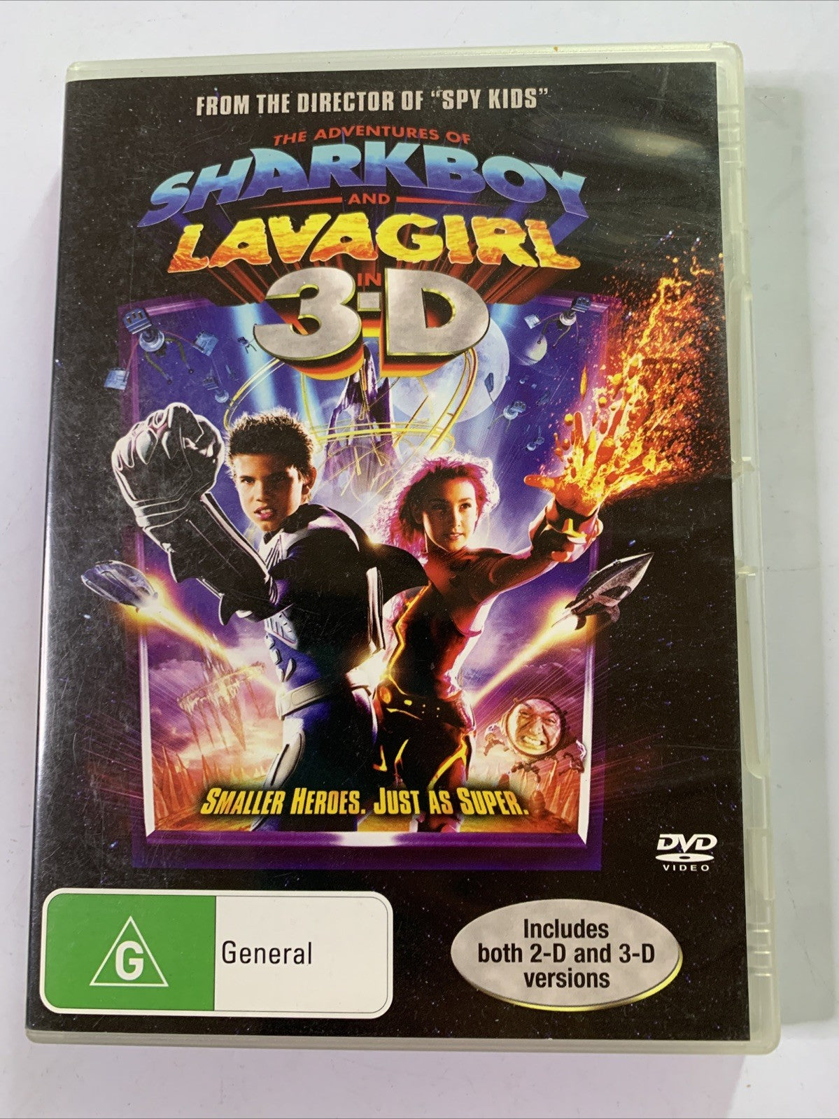 The Adventures of Shark Boy and Lava Girl 3D (DVD, 2005) Region 4