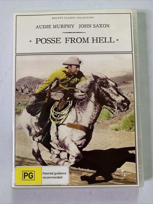 Posse From Hell (DVD, 1961) Audie Murphy, Lee Van Cleef Region 4