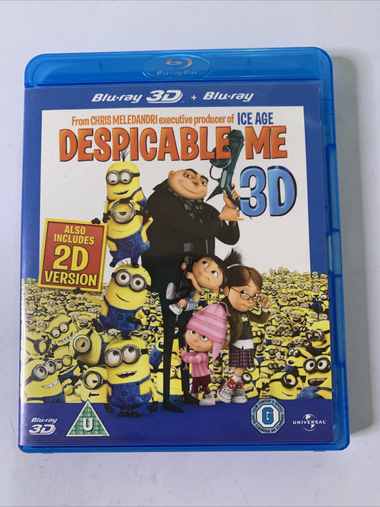 Despicable Me 3D (Blu-ray, 2010, 2-Discs) All Regions