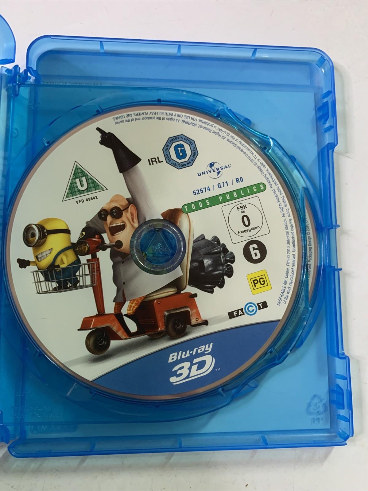 Despicable Me 3D (Blu-ray, 2010, 2-Discs) All Regions