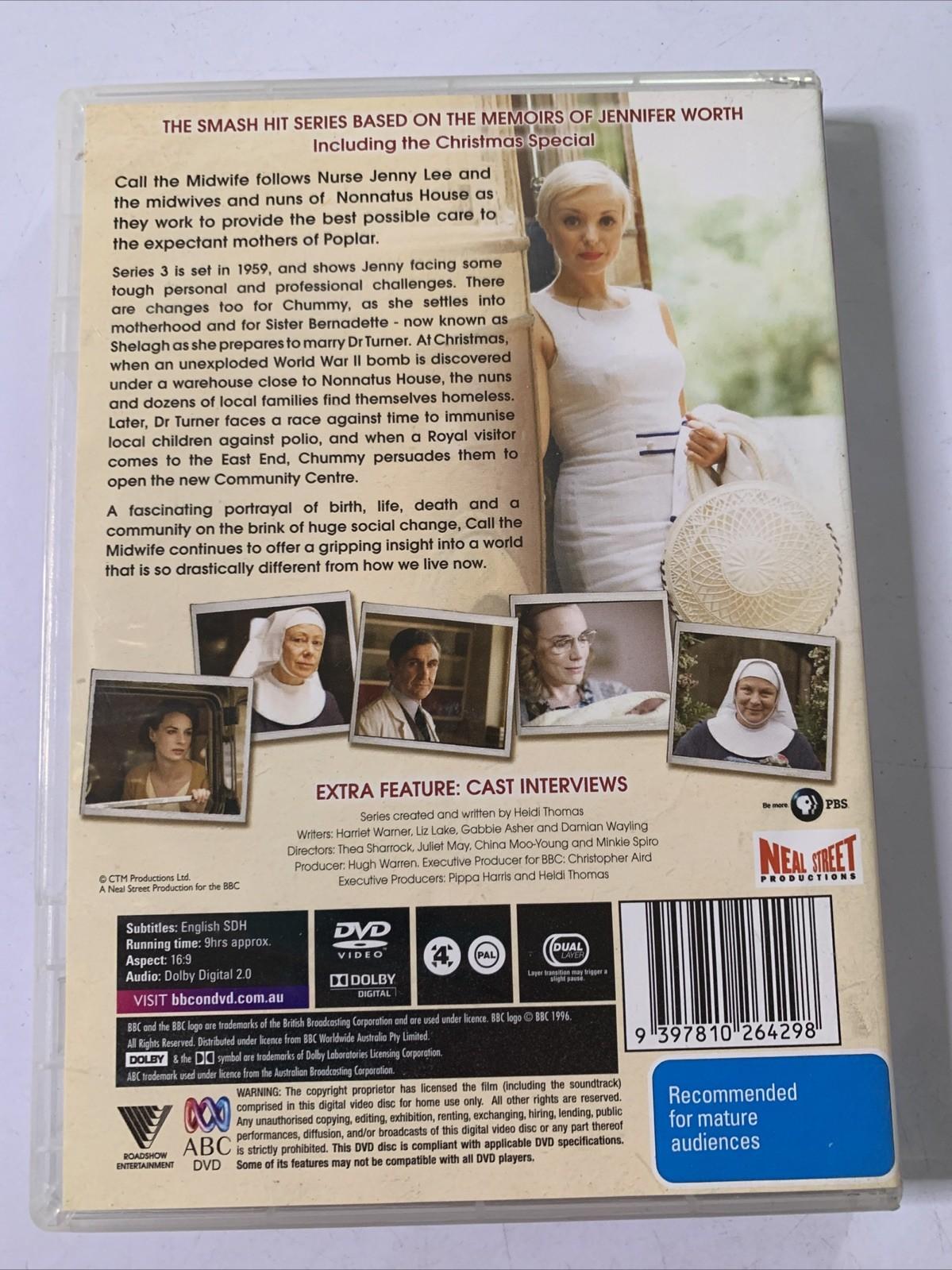 Call The Midwife : Series 3 (DVD, 2013, 3-Discs) Region 4