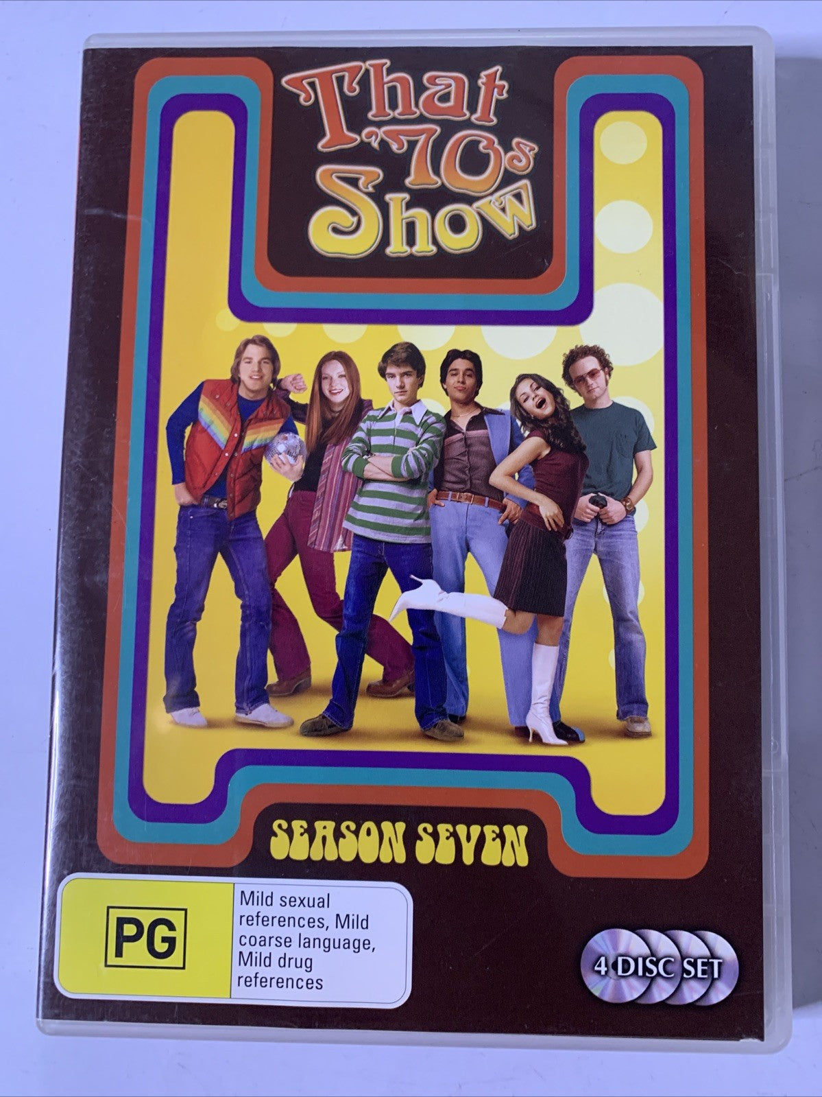That 70's Show : Season 7 (DVD, 2004, 4-DIscs) Region 4