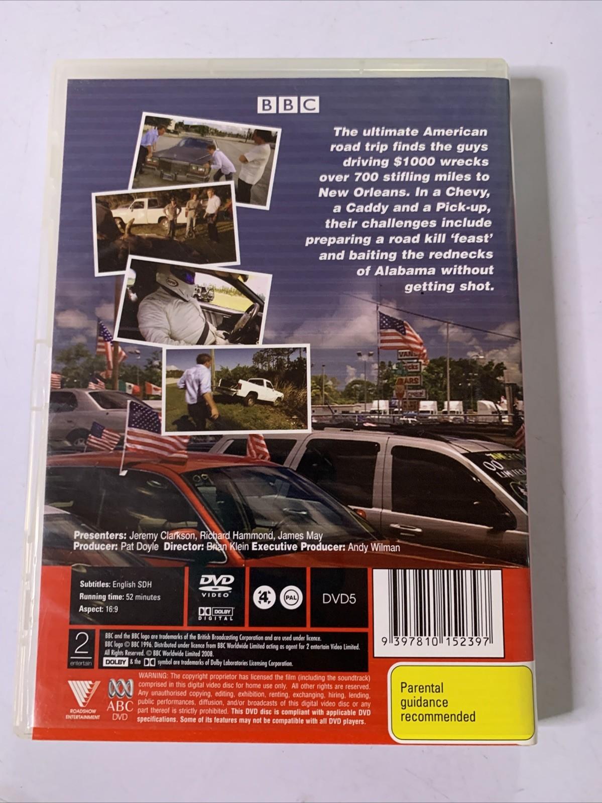 Top Gear: The Great Adventures US Special (DVD, 2007) Region 4