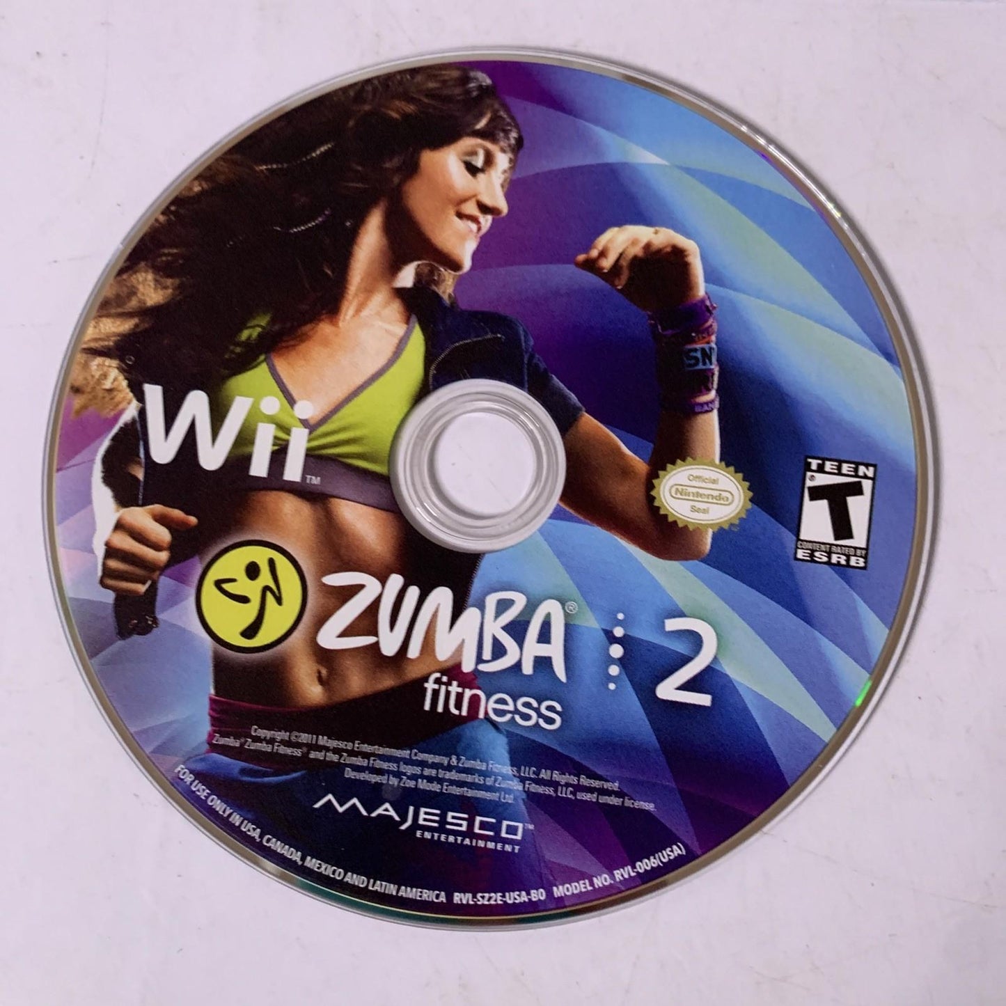 Zumba Fitness 2 Nintendo Wii PAL Game Complete