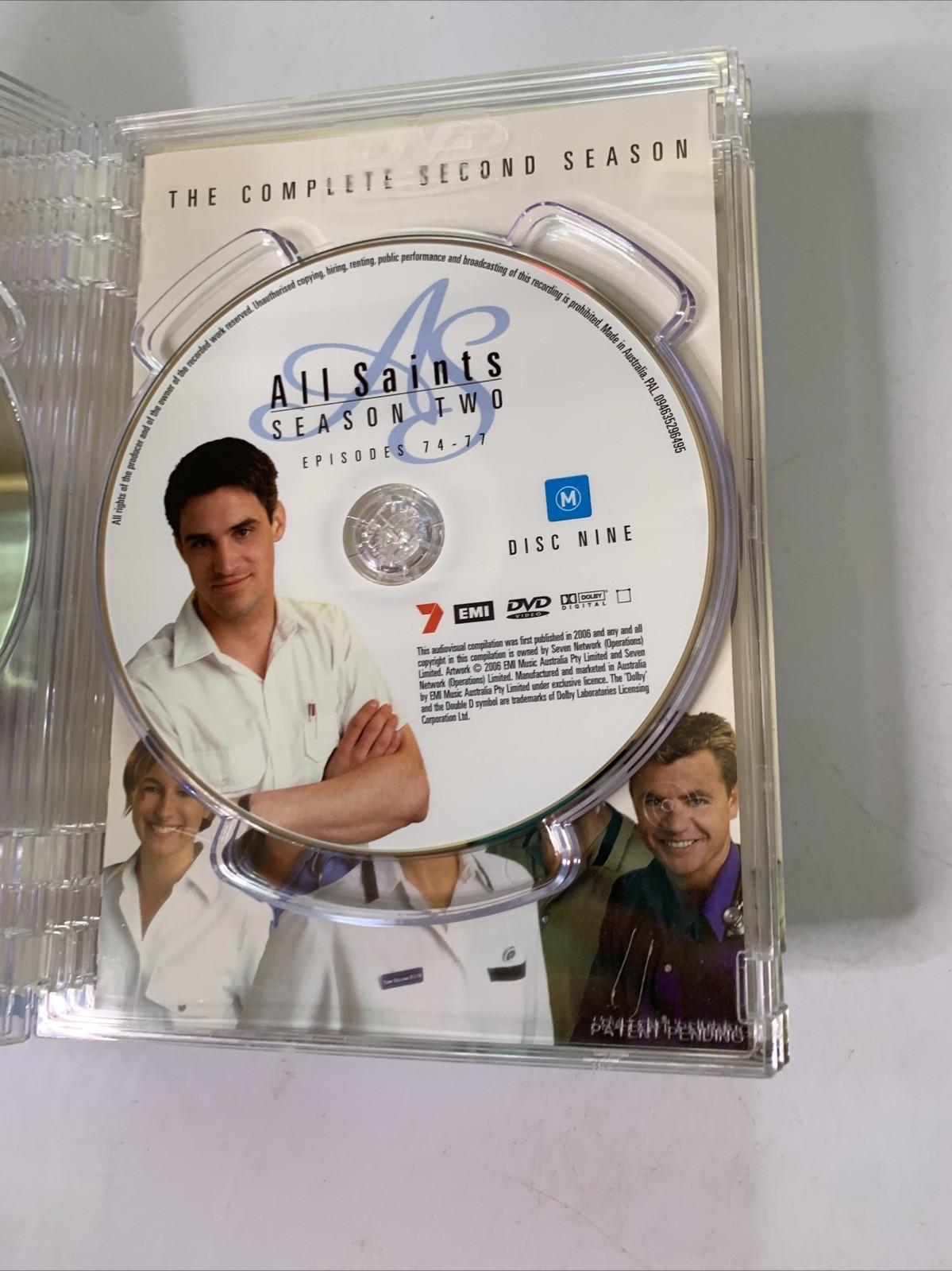 All Saints : The Complete Season 2 (DVD, 1999, 11-DIscs) All Regions