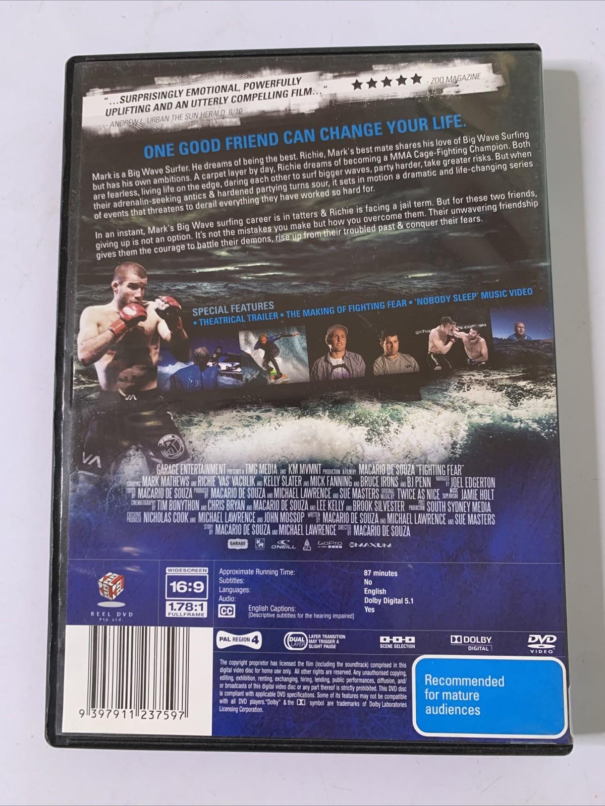 Fighting Fear (DVD, 2011) Joel Edgerton, Richie Vaculik, Mark Matthews Region 4