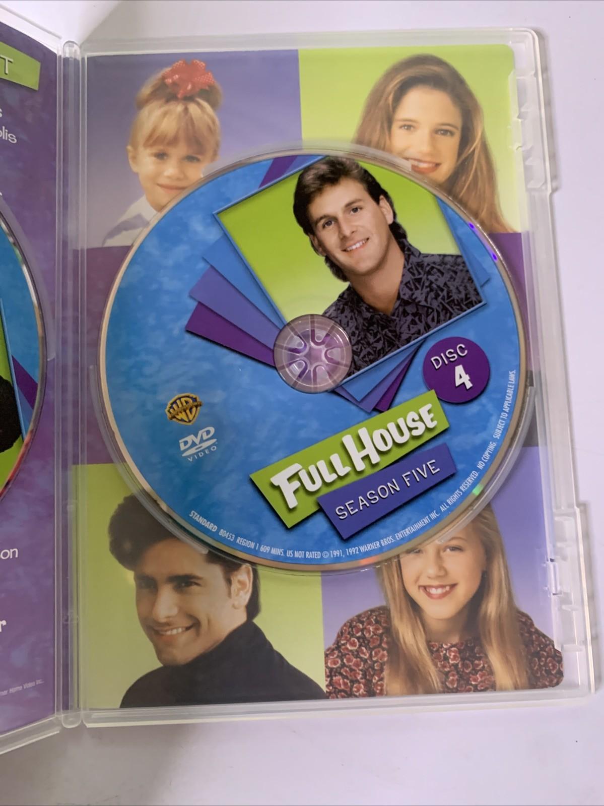 Full House : The Complete Season 5 (DVD, 1991, 4-Discs) Region 1