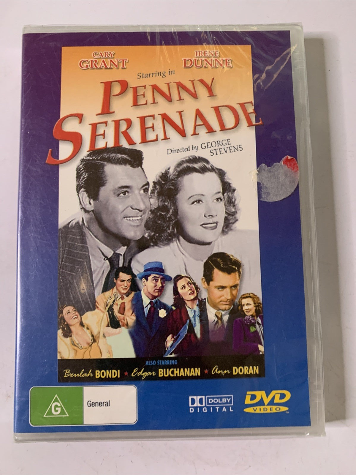 Penny Serenade (DVD, 1941) Cary Grant, Beulah Bondi, Irene Dunne All Regions NEW