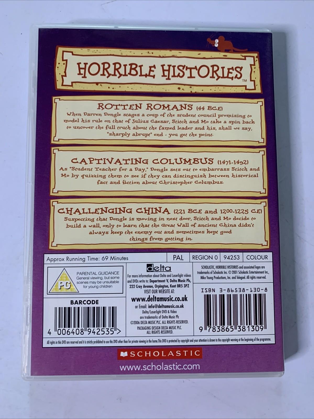 Horrible Histories: Rotten Romans, Captivating Columbus & Challengin China (DVD)