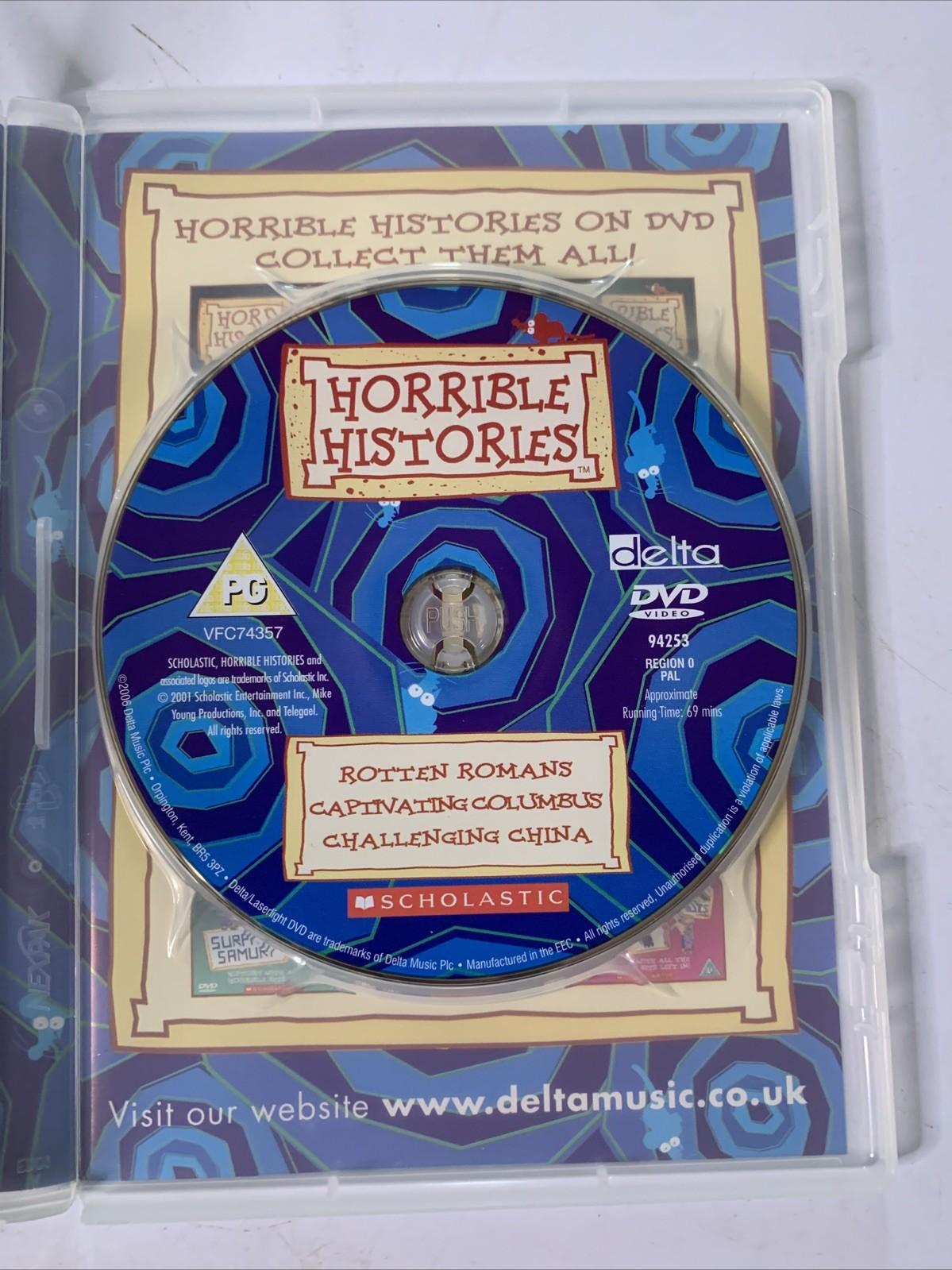 Horrible Histories: Rotten Romans, Captivating Columbus & Challengin China (DVD)