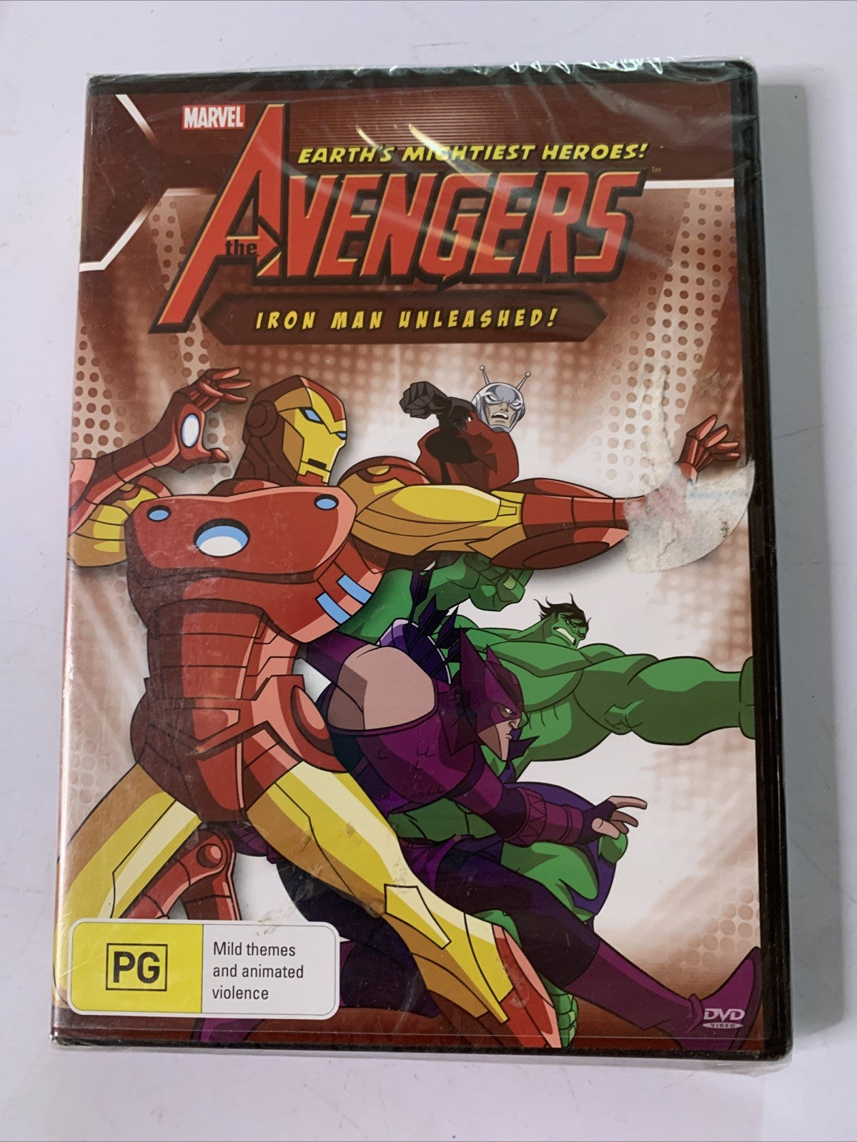 Marvel The Avengers: Iron Man Unleashed! (DVD, 2011) Animated Region4 NEW Sealed