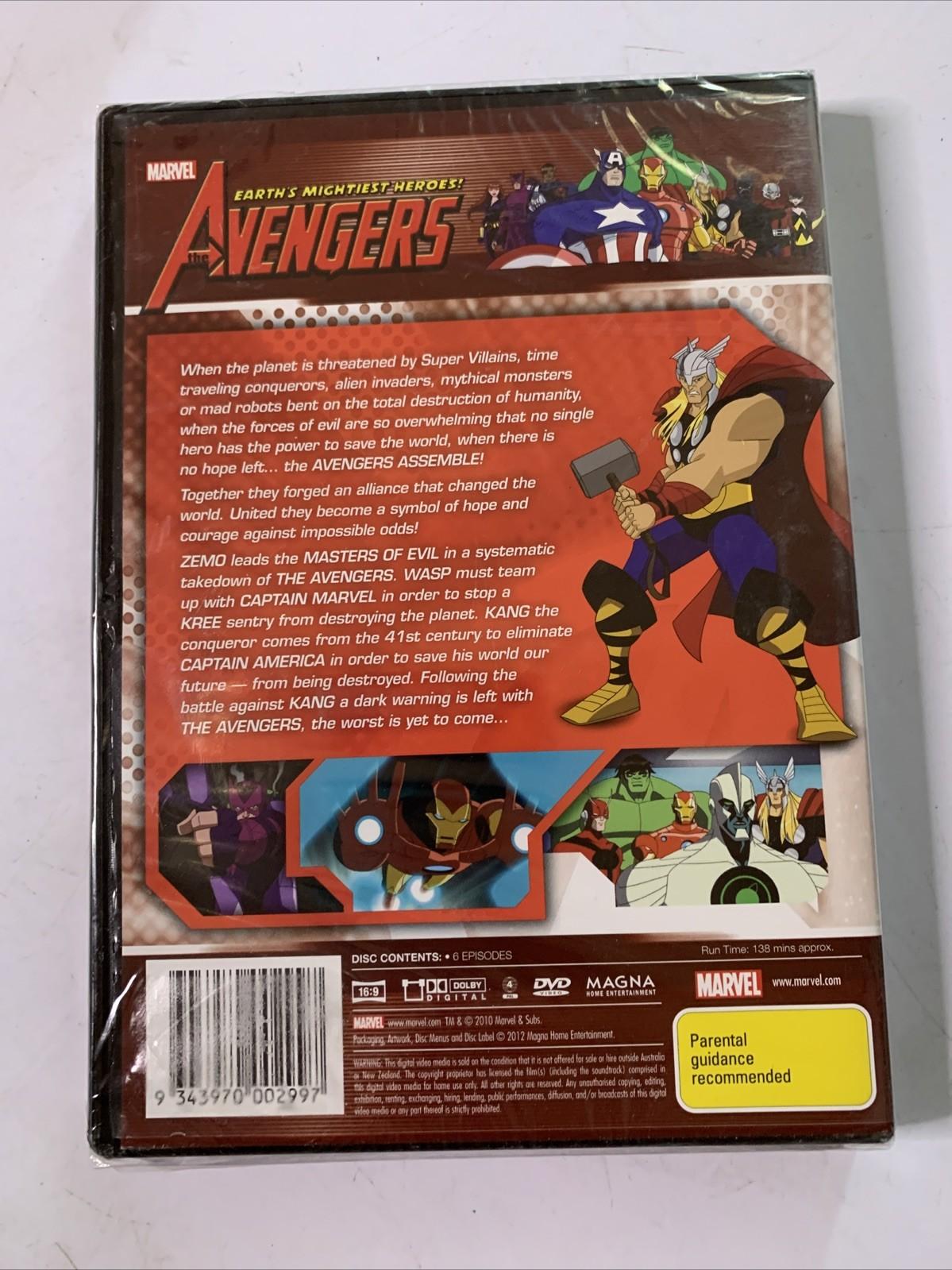 Marvel The Avengers: Iron Man Unleashed! (DVD, 2011) Animated Region4 NEW Sealed