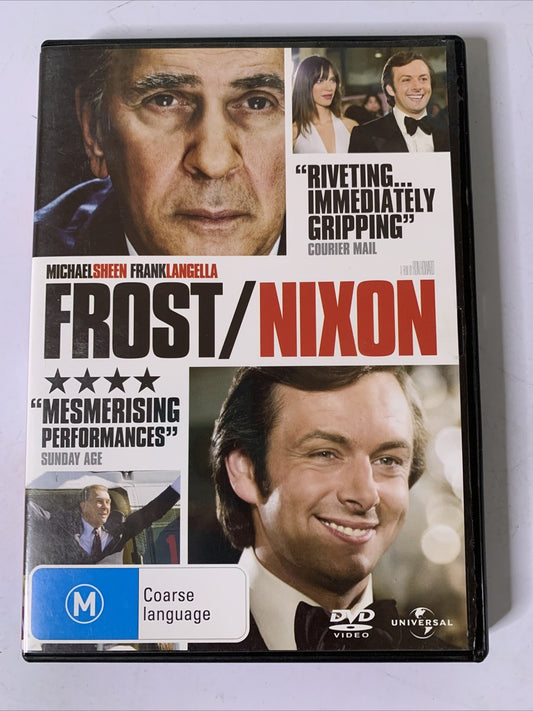 Frost / Nixon (DVD, 2008) Kevin Bacon, Michael Sheen Region 4 &2 NEW Sealed